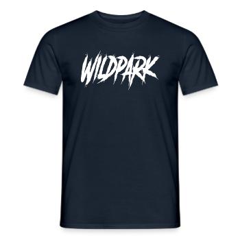 Fan Shirt für alle Karlsruher Wildpark Fans - Männer T-Shirt - Navy - Vorne - AI Model Male 178 light (178cm)