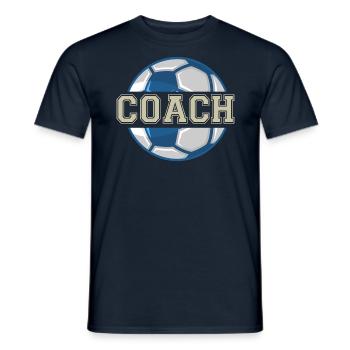 Trainer Trainer Trainer Fußball Sport - Männer T-Shirt - Navy - Vorne - AI Model Male 178 light (178cm)