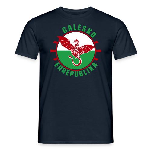 Galesko Errepublika - Welsh Republic, Basque - Men’s T-shirt