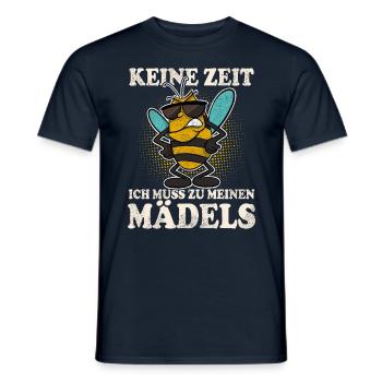 Imker Bienen Biene - Männer T-Shirt - Navy - Vorne - AI Model Male 178 light (178cm)