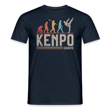 Kenpo Karate Evolution Kampfkünste Evolution - Männer T-Shirt - Navy - Vorne - AI Model Male 178 light (178cm)