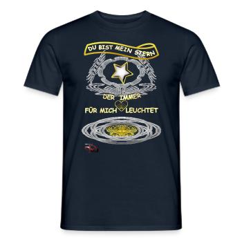 Designer T-Shirt ORIGINAL PAUKNER GRNA - Männer T-Shirt - Navy - Vorne - AI Model Male 178 light (178cm)