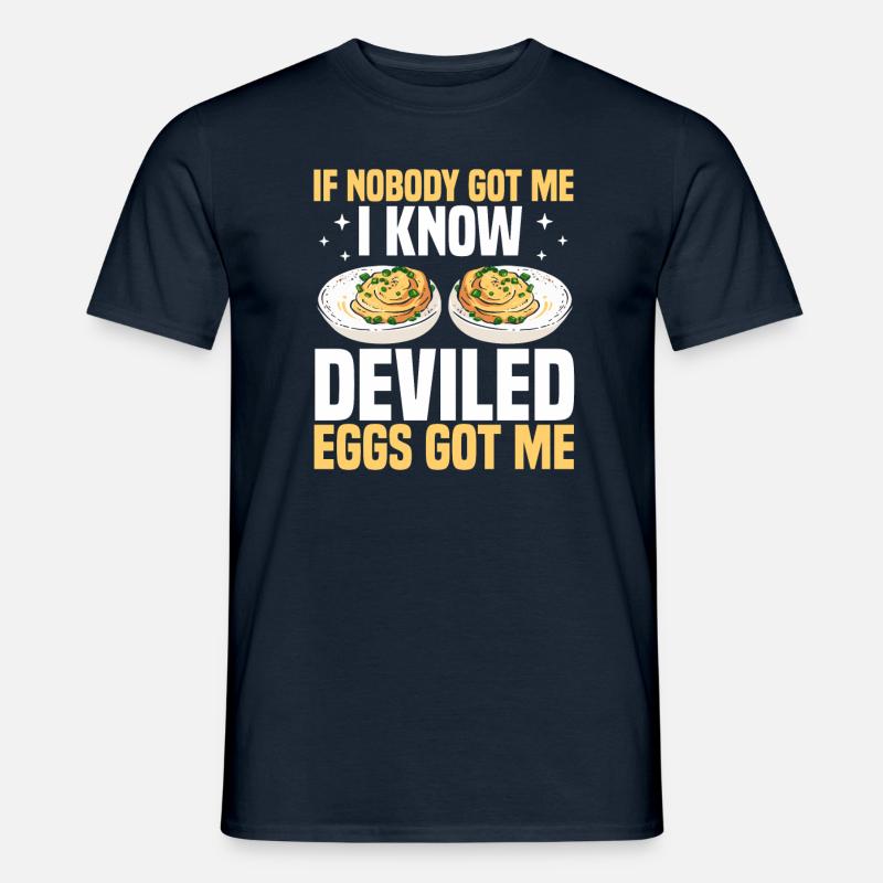 Gefüllte Eier - Männer T-Shirt - Navy