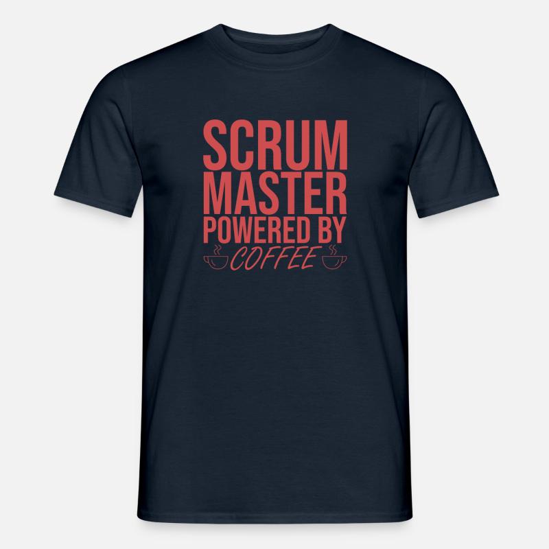 "Scrum Master Coffee | "Scrum Master"" - Männer T-Shirt - Navy