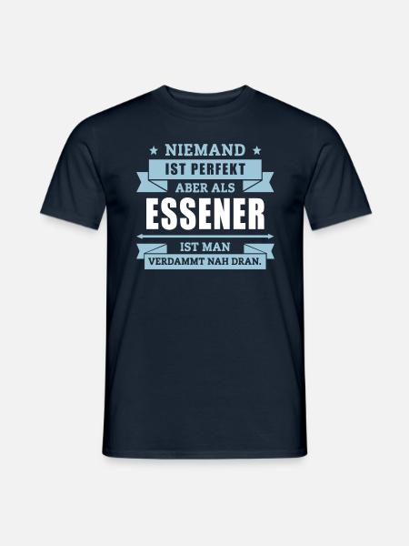 Funshirt Essener - Männer T-Shirt - Navy