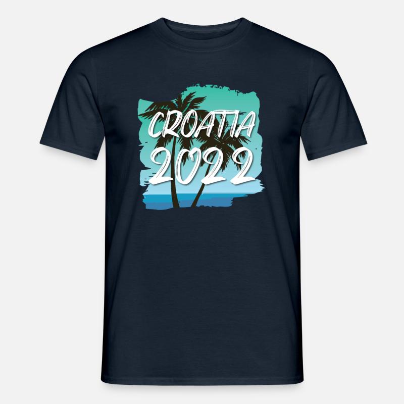 Croatia 2022 - Männer T-Shirt - Navy