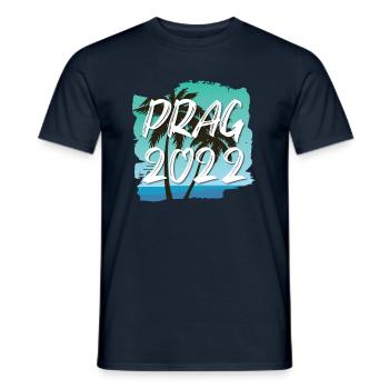 Prague 2022 - T-shirt homme - marine - Devant - AI Model Male 178 light (178cm)