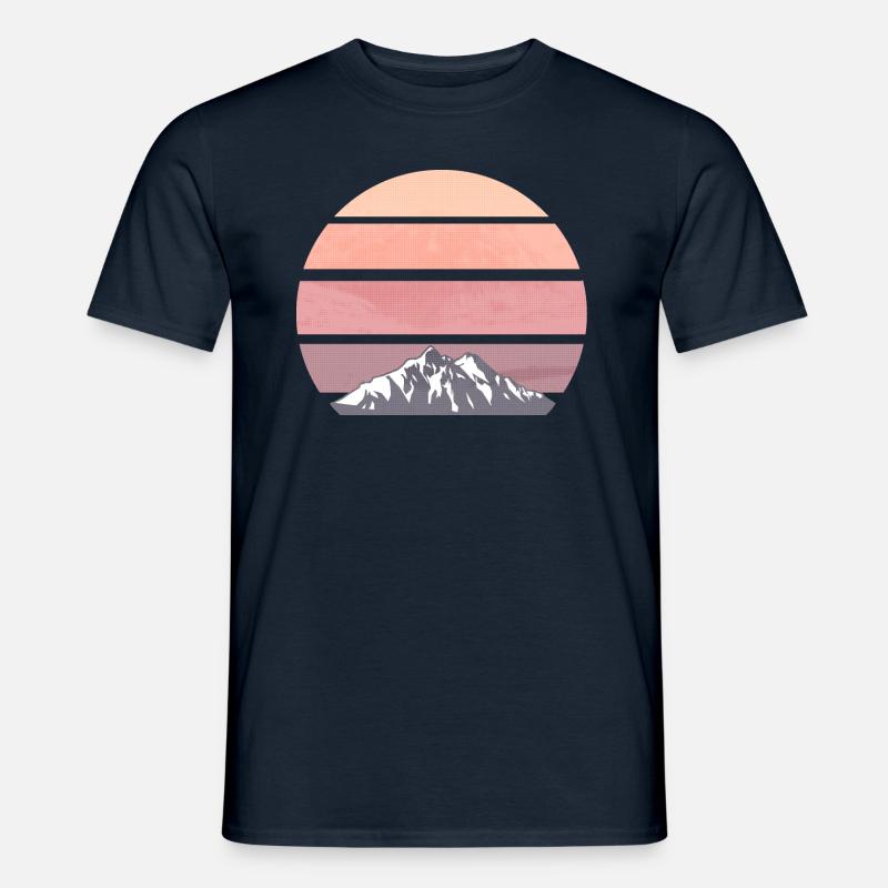 Sunset Design - Männer T-Shirt - Navy