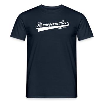 Schwiegermutter 2025, weltbeste Schwiegermutter - Männer T-Shirt - Navy - Vorne - AI Model Male 178 light (178cm)
