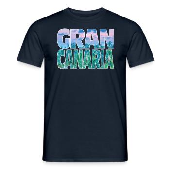 Grande Canarie - T-shirt homme - marine - Devant - AI Model Male 178 light (178cm)