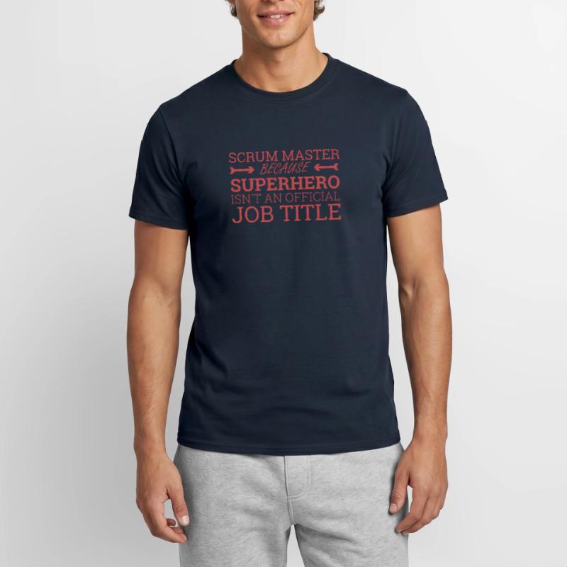 « Scrum Master Superhero | » Scrum Master" » T-shirt homme