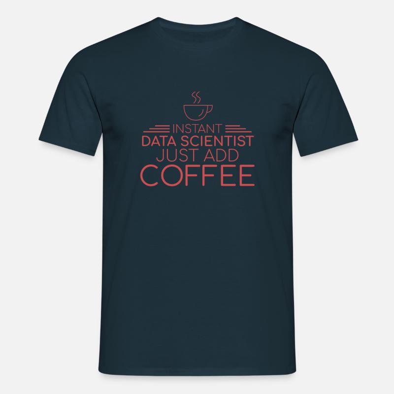 "Data Scientist Coffee | Data Scientist" - Männer T-Shirt - Navy