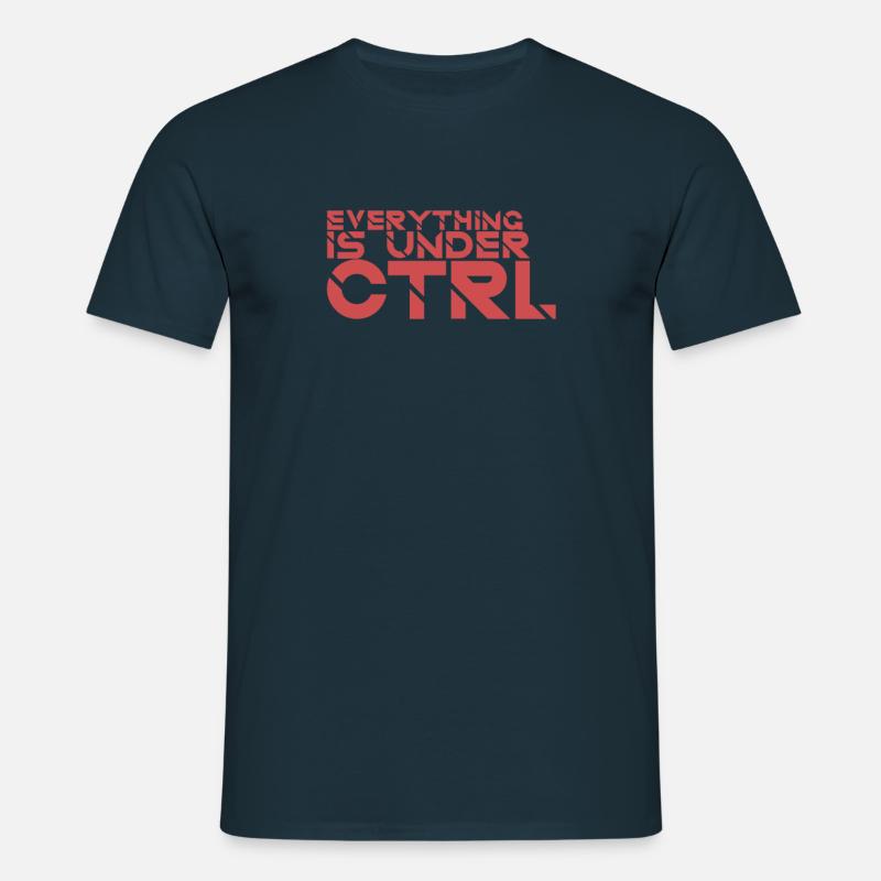 "Everything Ctrl | Informatik" - Männer T-Shirt - Navy