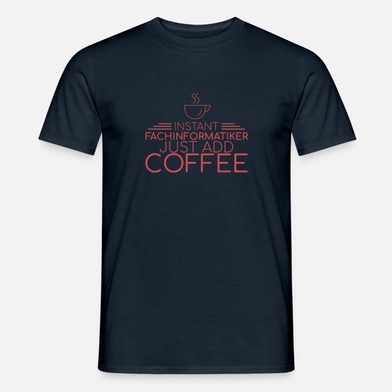 "Fachinformatiker Coffee | Informatik" - Männer T-Shirt - Navy