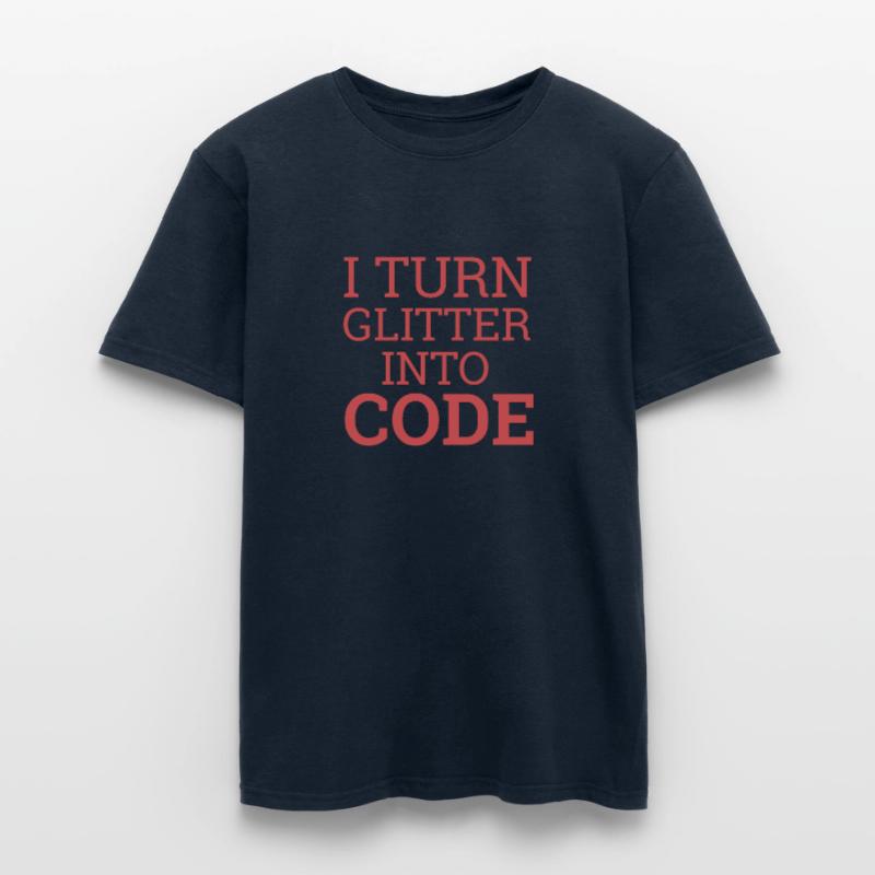 "Glitter Code | Programmer" Men's T-Shirt