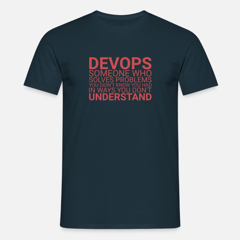 "DevOps Problem | Software Development" - Men's T-Shirt - navy