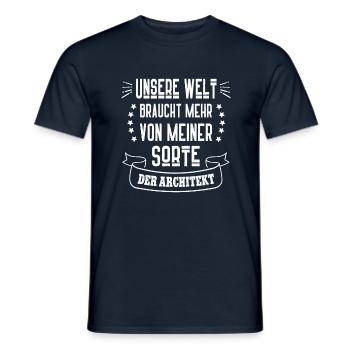 Architekt Architektur Innenarchitekt Architekten - Männer T-Shirt - Navy - Vorne - AI Model Male 178 light (178cm)