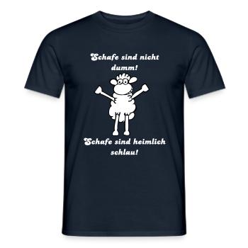 Les moutons ne sont pas stupides - T-shirt homme - marine - Devant - AI Model Male 178 light (178cm)