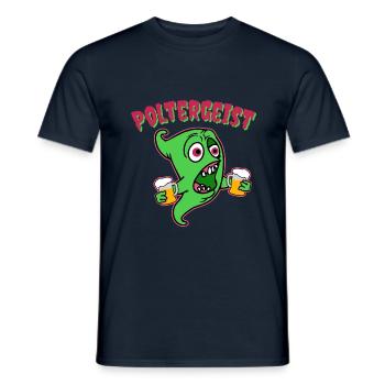 Polterer, wedding shower, bachelor, present - Men's T-Shirt - navy - Front - AI Model Male 178 light (178cm)
