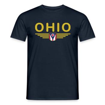 Ohio Fan T-Shirt – Must-Have for Fans - Men's T-Shirt - navy - Front - AI Model Male 178 light (178cm)