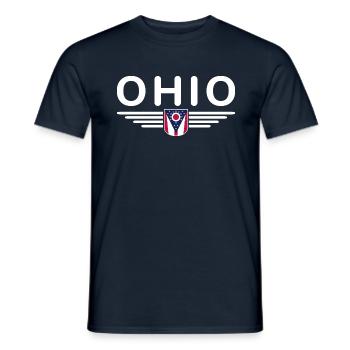 Ohio Fan T-Shirt – Must-Have for Fans - Men's T-Shirt - navy - Front - AI Model Male 178 light (178cm)