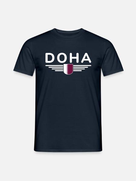 Doha Design – Stylish and Unique - Men's T-Shirt - navy