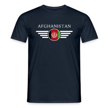 Ik hou van Afghanistan, elegantie stijl ontwerp t-shirt - Heren T-shirt - navy - Voor - AI Model Male 178 light (178cm)