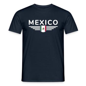Mexico T-Shirt Design Culture & Tradition - Men's T-Shirt - navy - Front - AI Model Male 178 light (178cm)