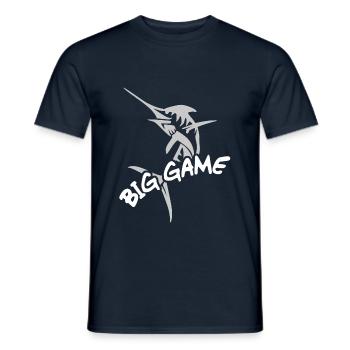 Angeln Fischen Big Game Marlin Geschenk - Männer T-Shirt - Navy - Vorne - AI Model Male 178 light (178cm)