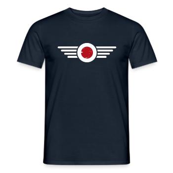 Ich liebe Japan, Stil Design T-Shirt - Männer T-Shirt - Navy - Vorne - AI Model Male 178 light (178cm)