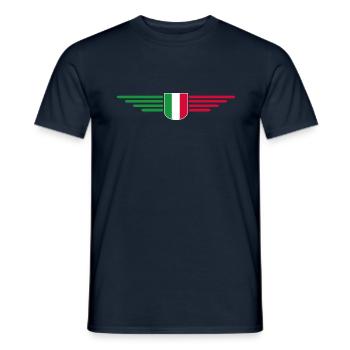 I Love Italy Tenue T-Shirt Design - T-shirt homme - marine - Devant - AI Model Male 178 light (178cm)