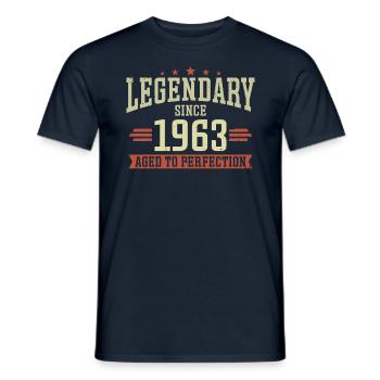 Légendaire depuis 1963 - T-shirt homme - marine - Devant - AI Model Male 178 light (178cm)
