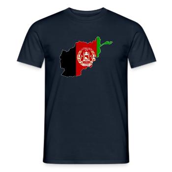 Afghanistan - Men's T-Shirt - navy - Front - AI Model Male 178 light (178cm)