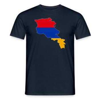 Armenia - Men's T-Shirt - navy - Front - AI Model Male 178 light (178cm)