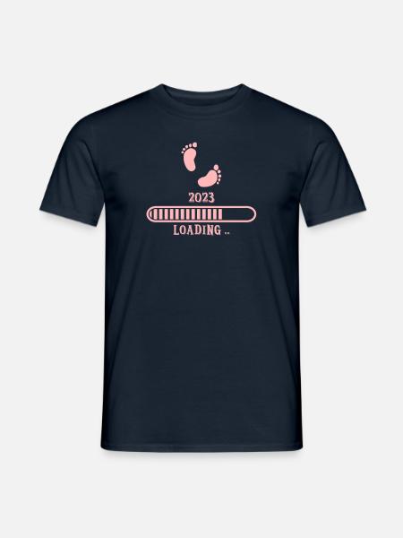 Baby 2023 loading - Men's T-Shirt - navy