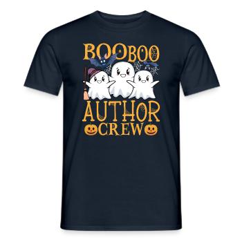 Autor uu Lustiger Autor - Männer T-Shirt - Navy - Vorne - AI Model Male 178 light (178cm)