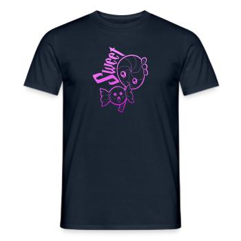 SWEET - bonbon sucette kawaii - T-shirt homme - marine - Devant - AI Model Male 178 light (178cm)