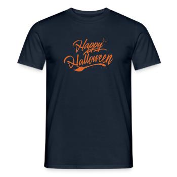 Happy Halloween - T-shirt homme - marine - Devant - AI Model Male 178 light (178cm)