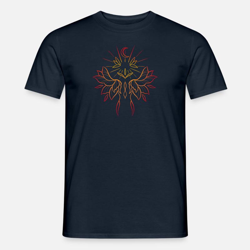 Bunte ornamentale Komposition - Männer T-Shirt - Navy
