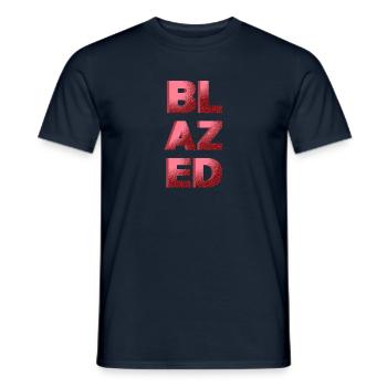 Blazed - Men's T-Shirt - navy - Front - AI Model Male 178 light (178cm)