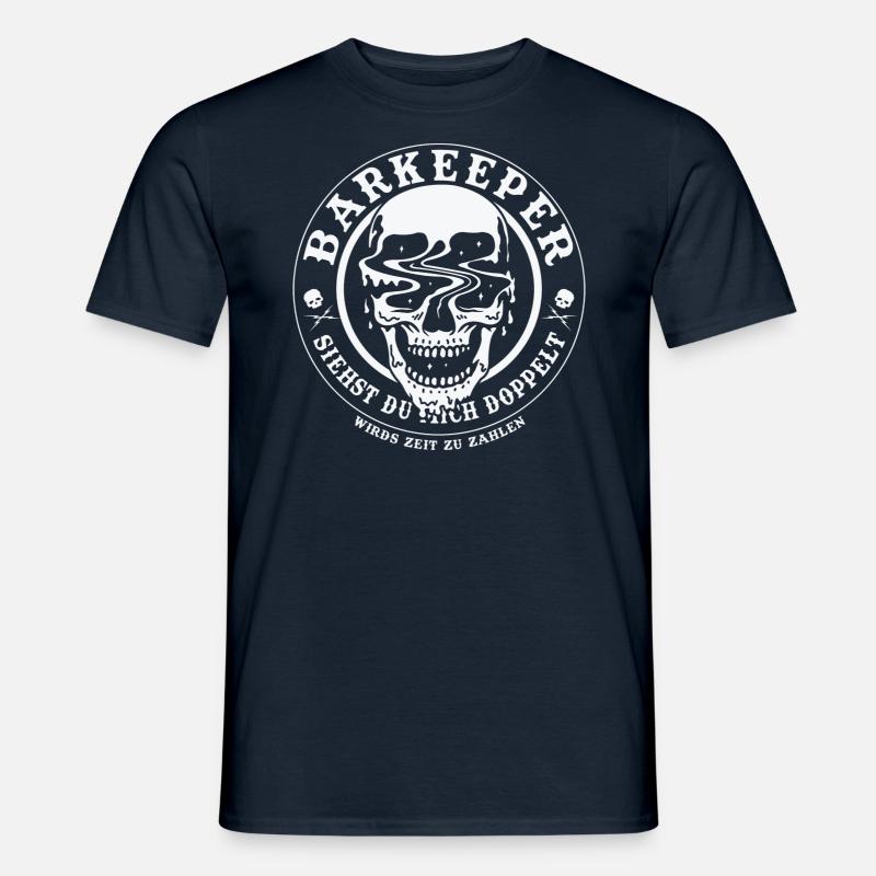 Barkeeper - Männer T-Shirt - Navy