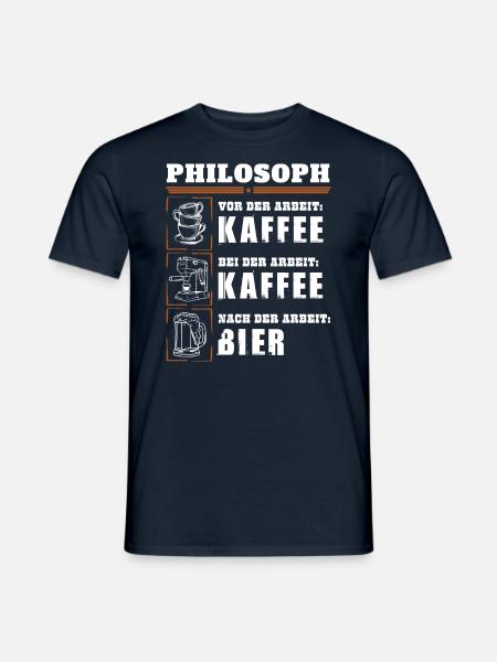 Mon quotidien de philosophe - T-shirt homme - marine