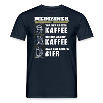 Mon quotidien en tant que médecin - T-shirt homme - marine - Devant - AI Model Male 178 light (178cm)