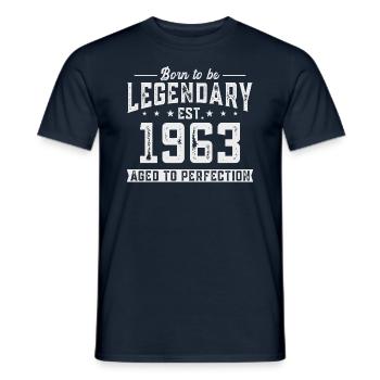 Légendaire depuis 1963 - T-shirt homme - marine - Devant - AI Model Male 178 light (178cm)