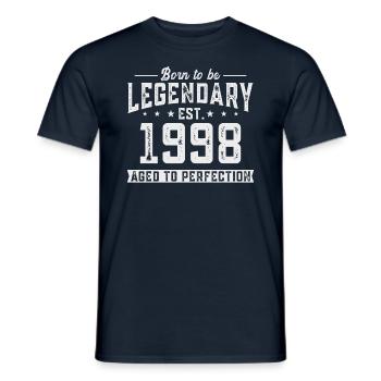 Légendaire depuis 1998 - T-shirt homme - marine - Devant - AI Model Male 178 light (178cm)