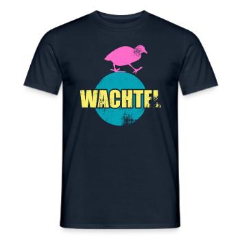 Cailles d’oeufs Roseaux - T-shirt homme - marine - Devant - AI Model Male 178 light (178cm)