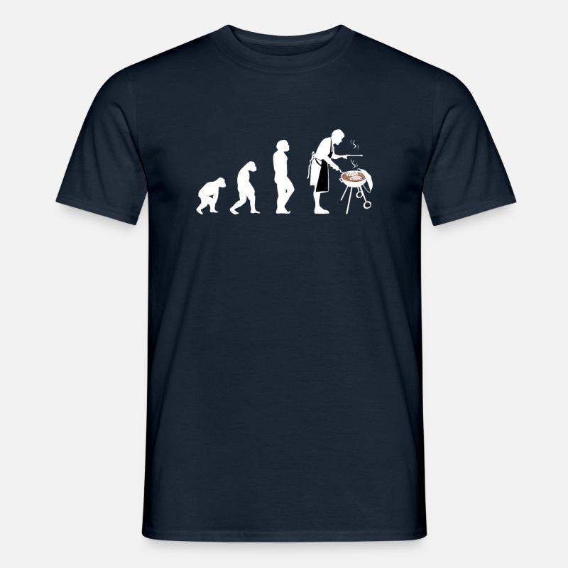 Grillmeister Evolution - Männer T-Shirt - Navy