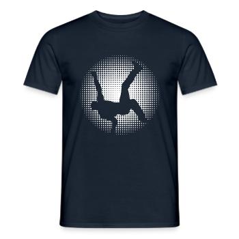 Breakdance B-Boy - Männer T-Shirt - Navy - Vorne - AI Model Male 178 light (178cm)