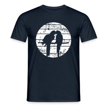 perroquets - T-shirt homme - marine - Devant - AI Model Male 178 light (178cm)
