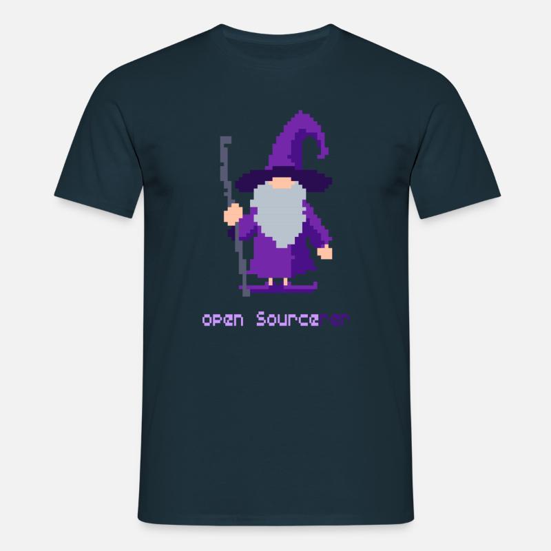 Open Source - Männer T-Shirt - Navy